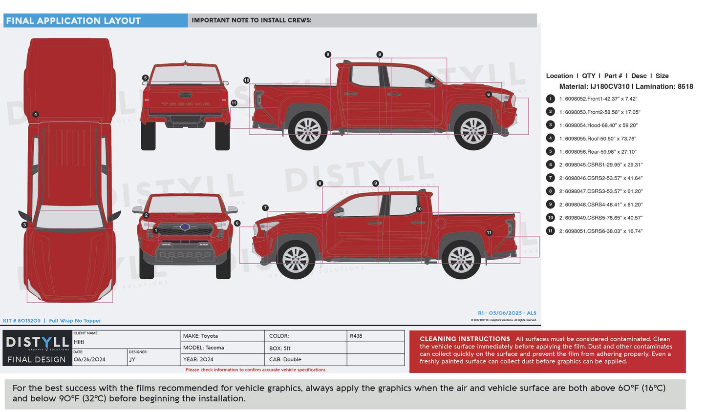 Hilti, Toyota, Tacoma, Double Cab, 5ft box with Cap