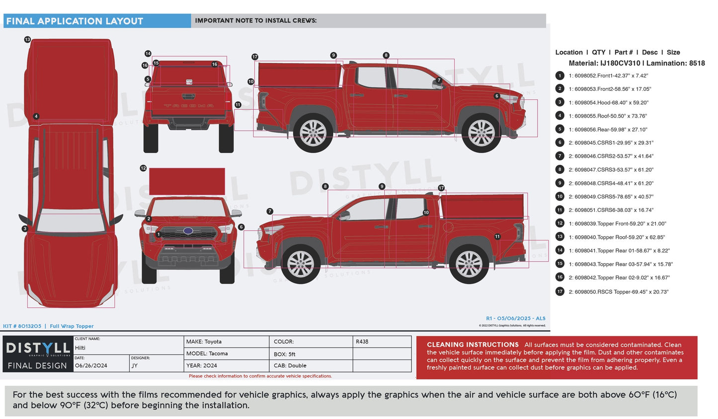 Hilti, Toyota, Tacoma, Double Cab, 5ft box with Cap