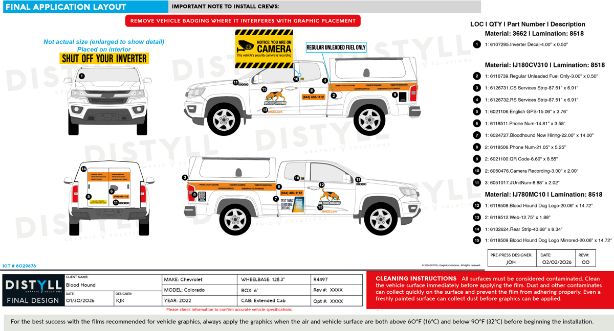 Blood Hound, Chevrolet, Colorado, LT, Extended Cab, 6ft Bed, 128_3WB, 2022, Walk In Topper