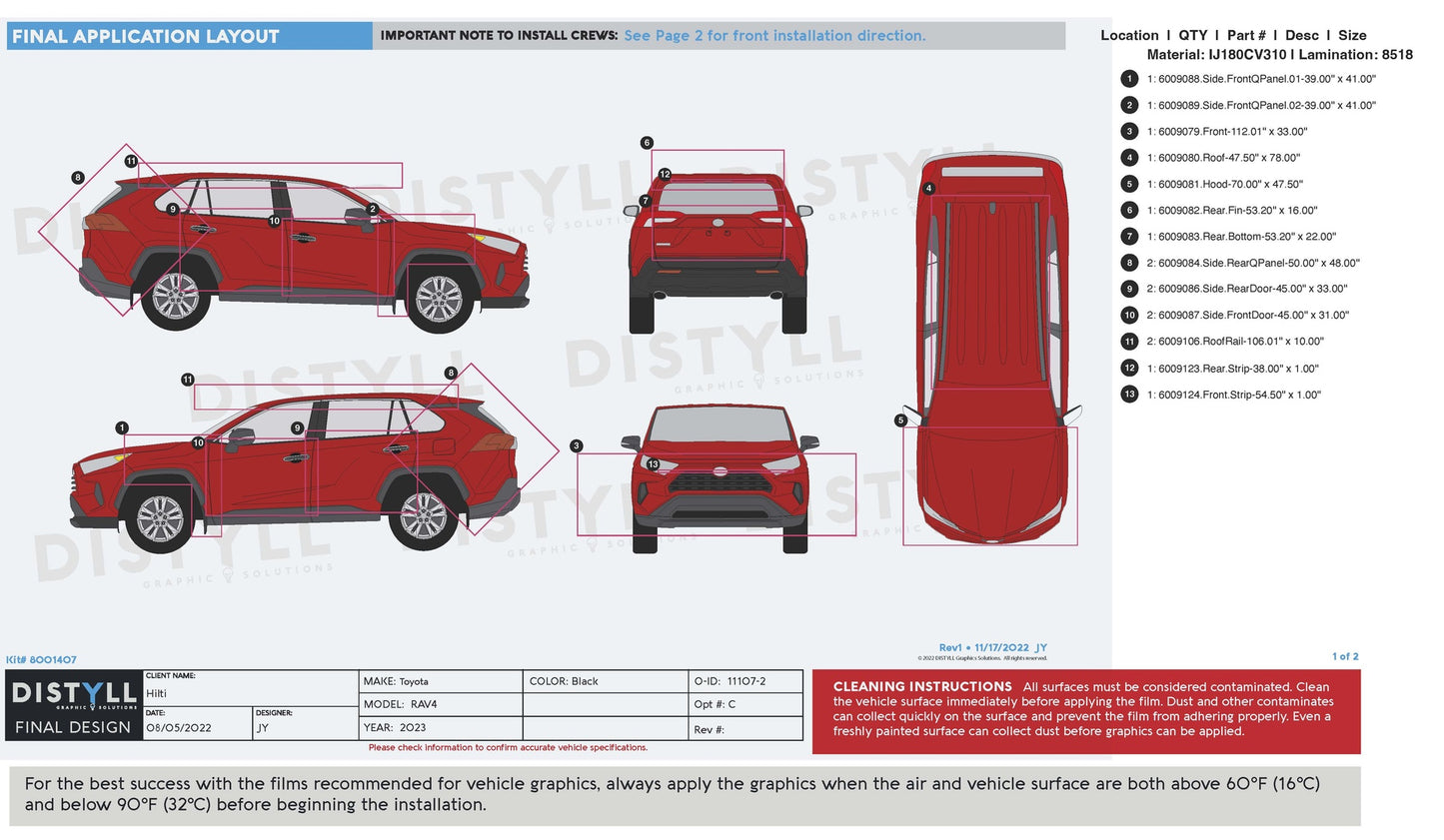 Hilti, Toyota Rav4, 2023, Full Wrap