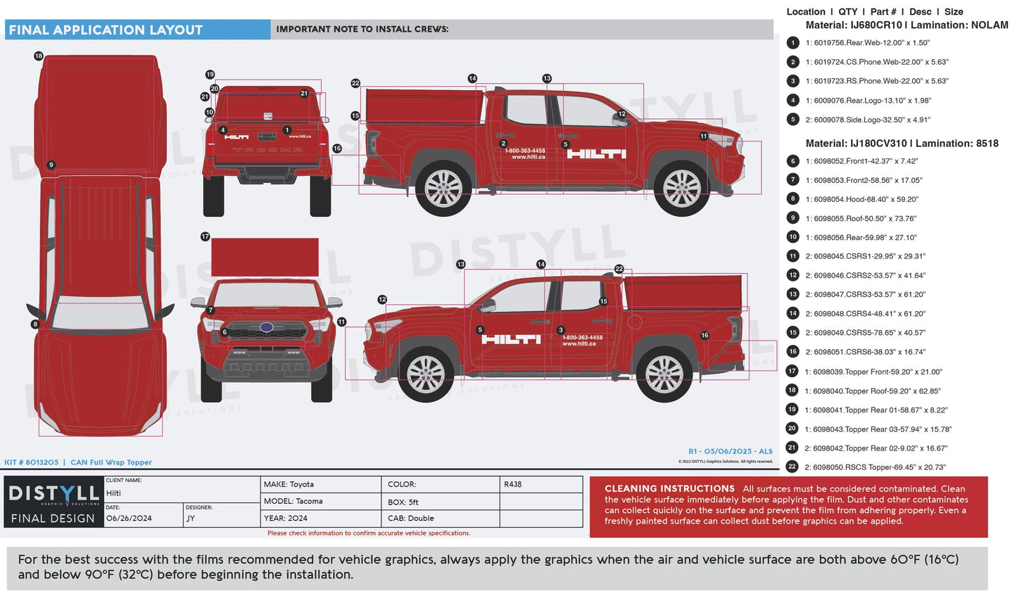 Hilti, Toyota, Tacoma, Double Cab, 5ft box with Cap
