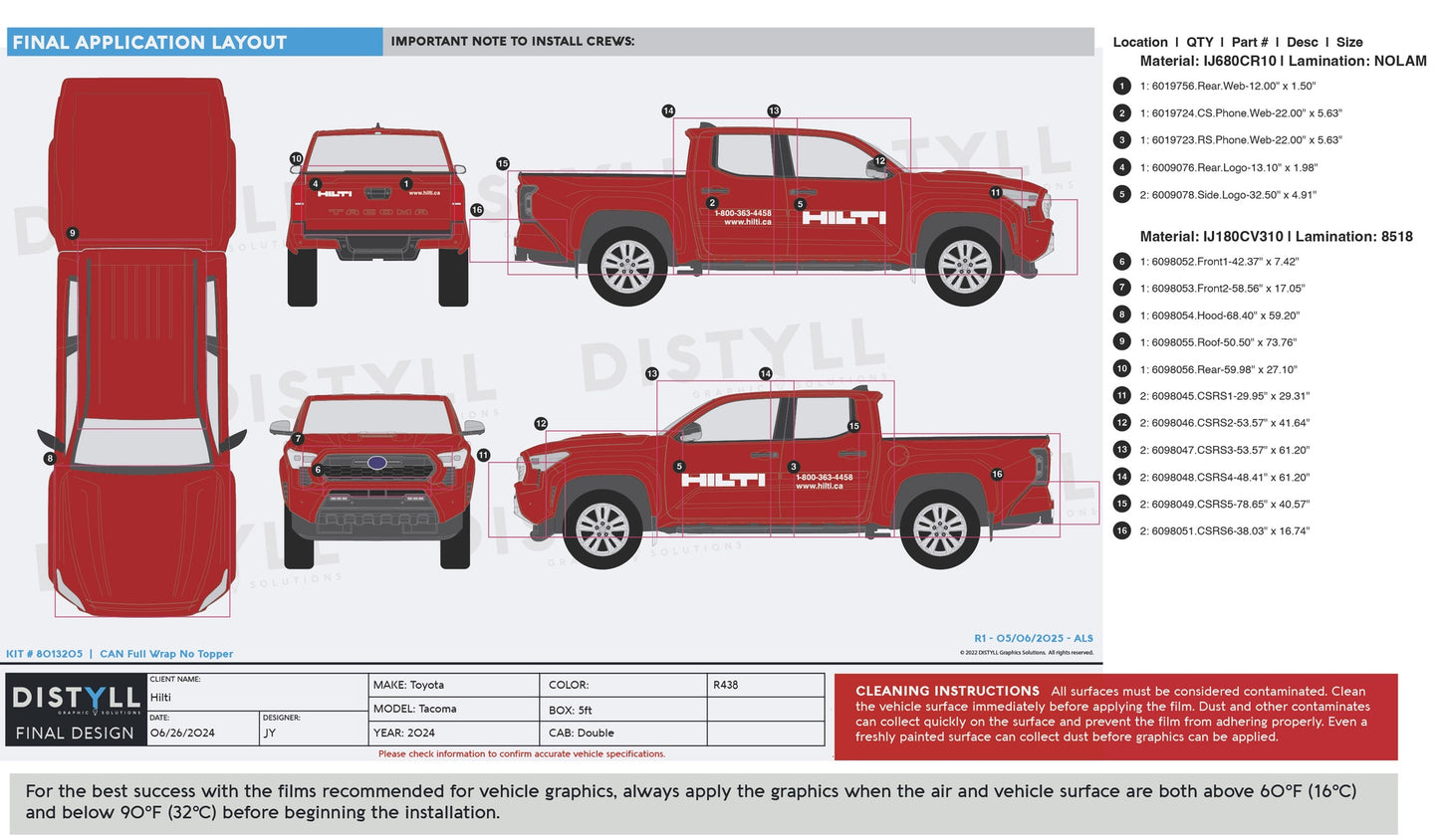 Hilti, Toyota, Tacoma, Double Cab, 5ft box with Cap