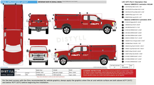Hilti, Ford, F250, SuperCab, 8ft Bed w Topper, 2024