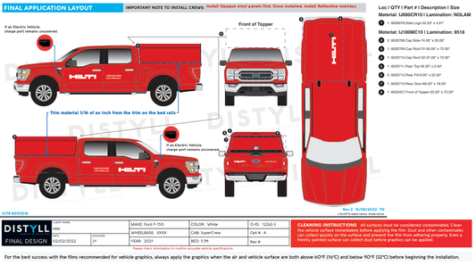 Hilti, ARE Topper, Ford F150, Hybrid Super Crew, 5ft 5in Bed, Tiles
