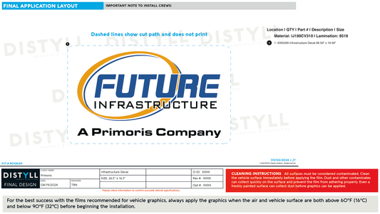 Primoris, Infrastructure Decal
