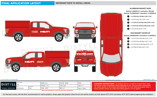 Hilti, Aluminium Magnet, Ford, F150 SuperCab