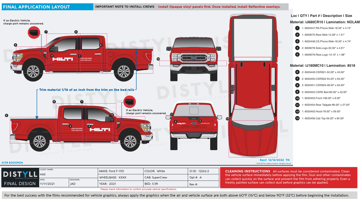 Hilti, Ford, F-150, SuperCrew, 2021 5ft Bed