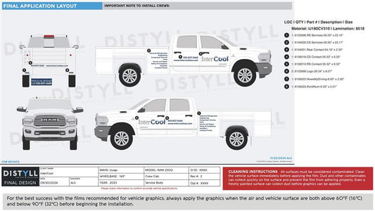 InterCool, Dodge, Ram 2500, Crew Cab, 169, Service Body, 2023