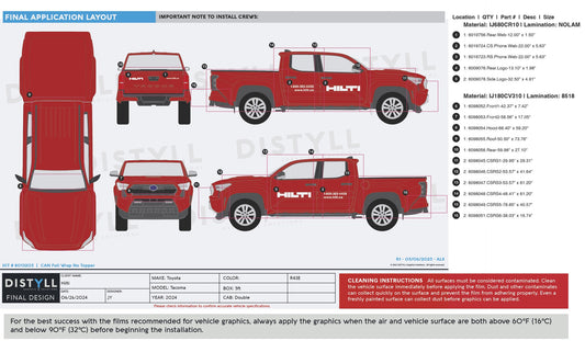 Hilti, Toyota, Tacoma, Double Cab, 5ft box with Cap